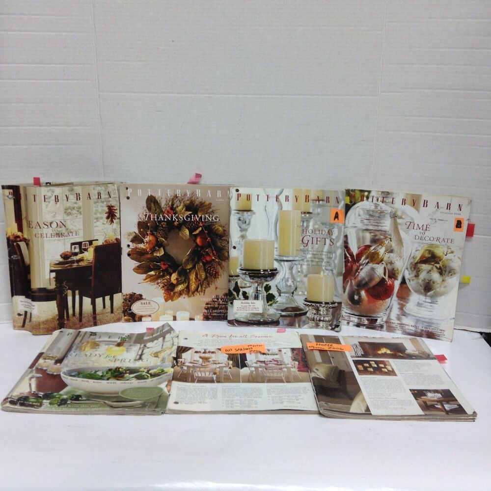 2006 Pottery Barn Fall Winter Holiday Christmas Store Catalog Seasonal Magazine